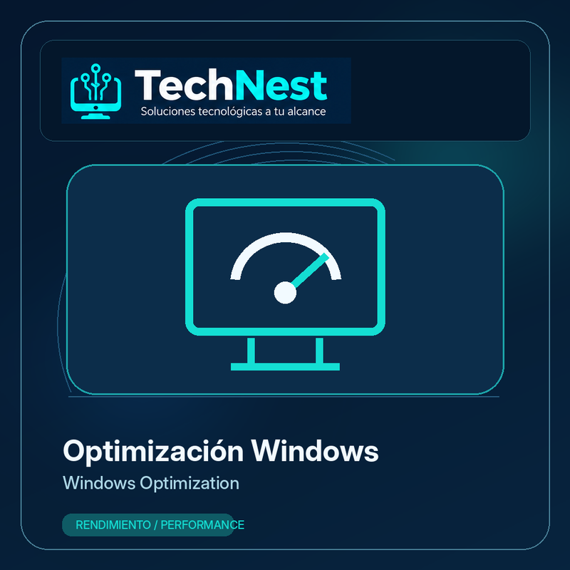 TechNest optimización y mantenimiento remoto de Windows