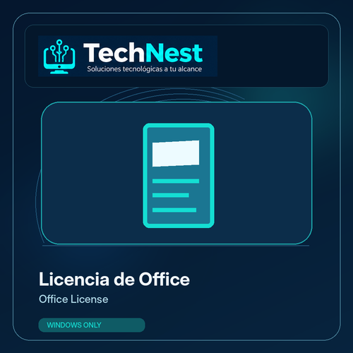 TechNest licencia de Microsoft Office para Windows