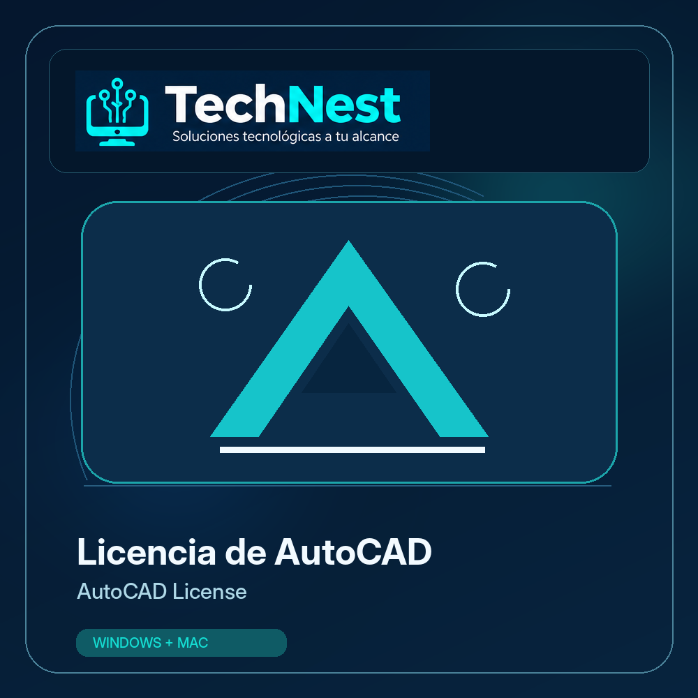 TechNest licencia de AutoCAD para Windows o Mac